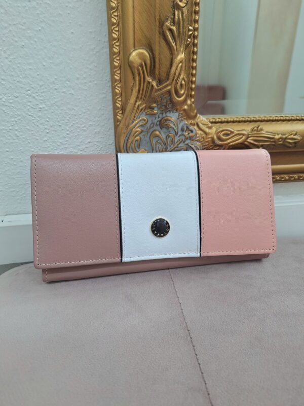 Dámska ružová kožená peňaženka PETERSON 00241-73