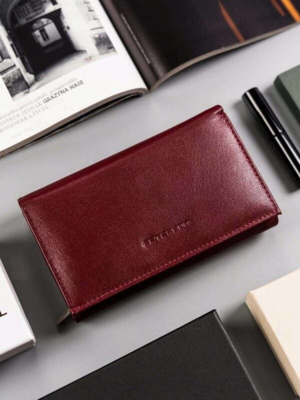 Dámska bordová kožená peňaženka PETERSON 00118-7