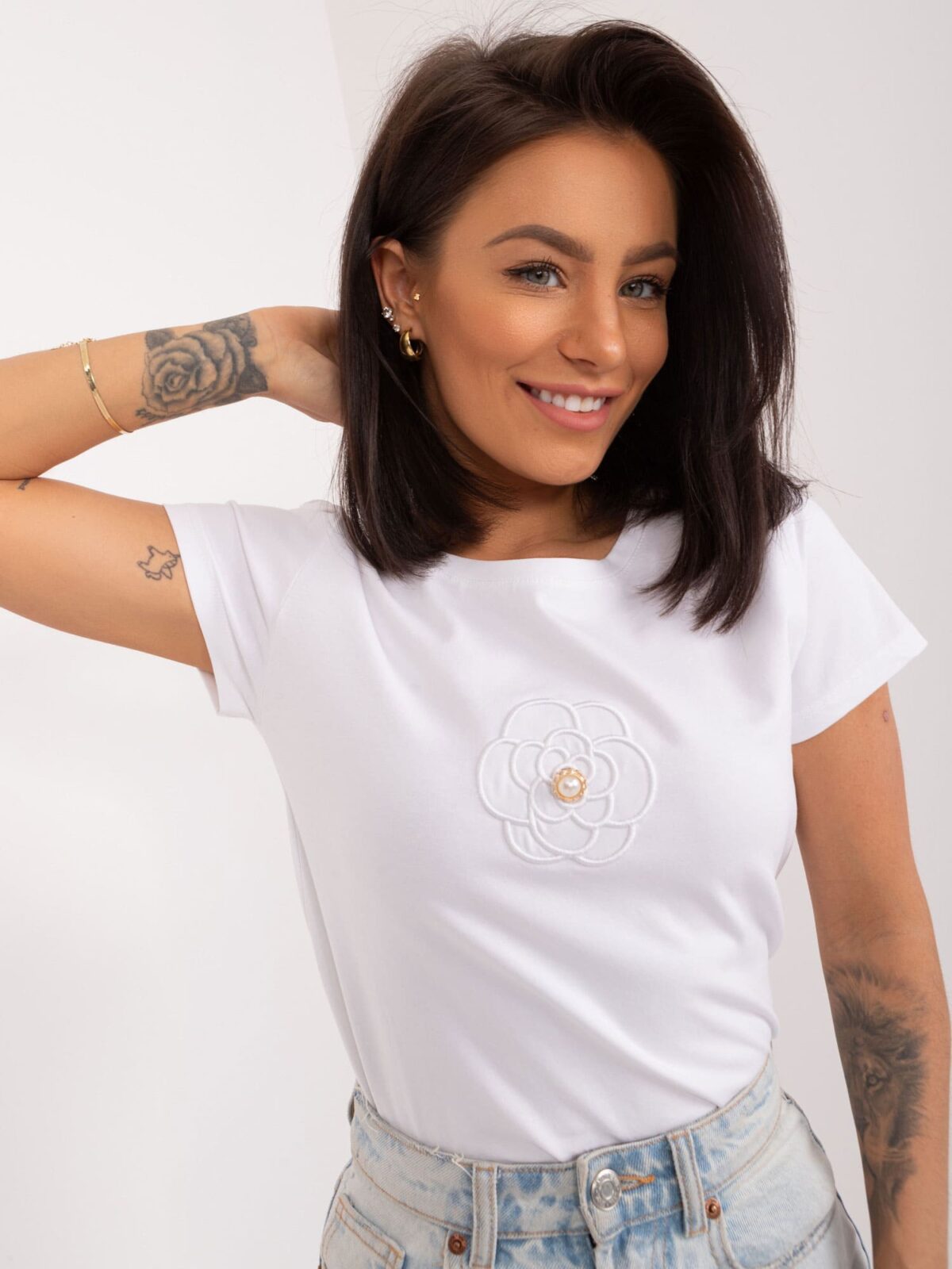 Dámske bavlnené tričko ROSE
